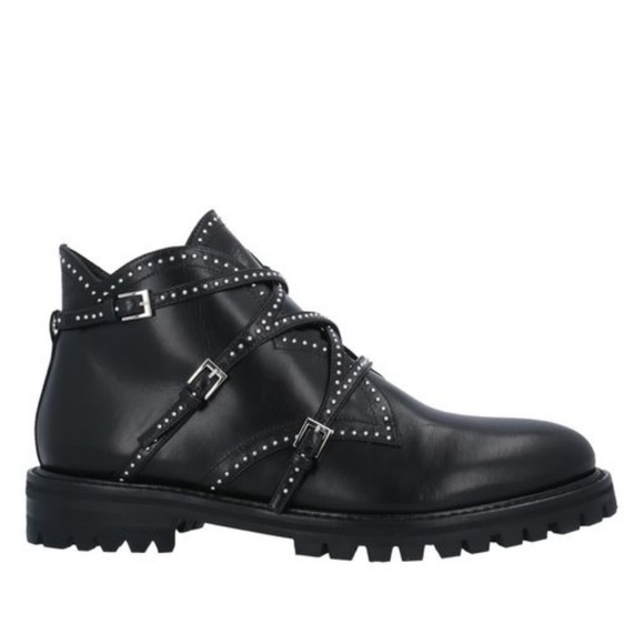 Azzedine Alaia black leather studded boots - Picture 1 of 6